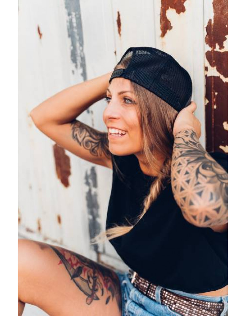 Șapcă Trucker cu 5 Panele Rapper Cotton